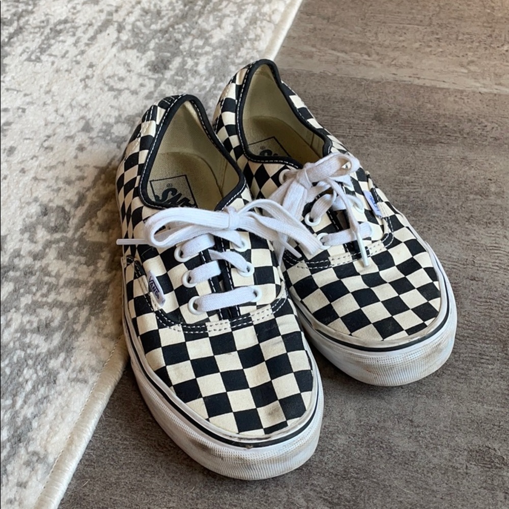 SOLD-Checkered vans